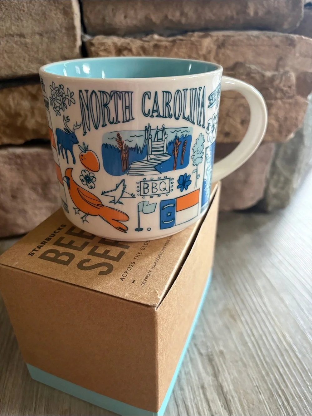 New Starbucks Blue Ridge Mountains, North Carolina collector mug